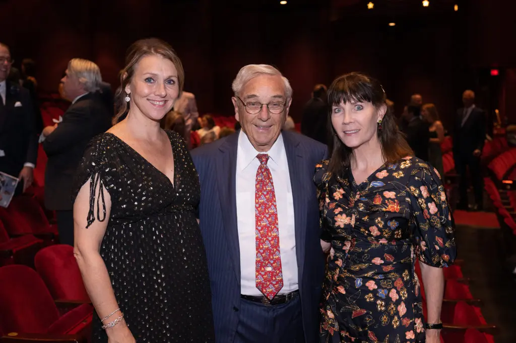 Donatella Benckenstein, Marvin &Martha McMurrey at the Houston Ballet Opening Night Onstage Dinner (Photo by Wilson Parish)  