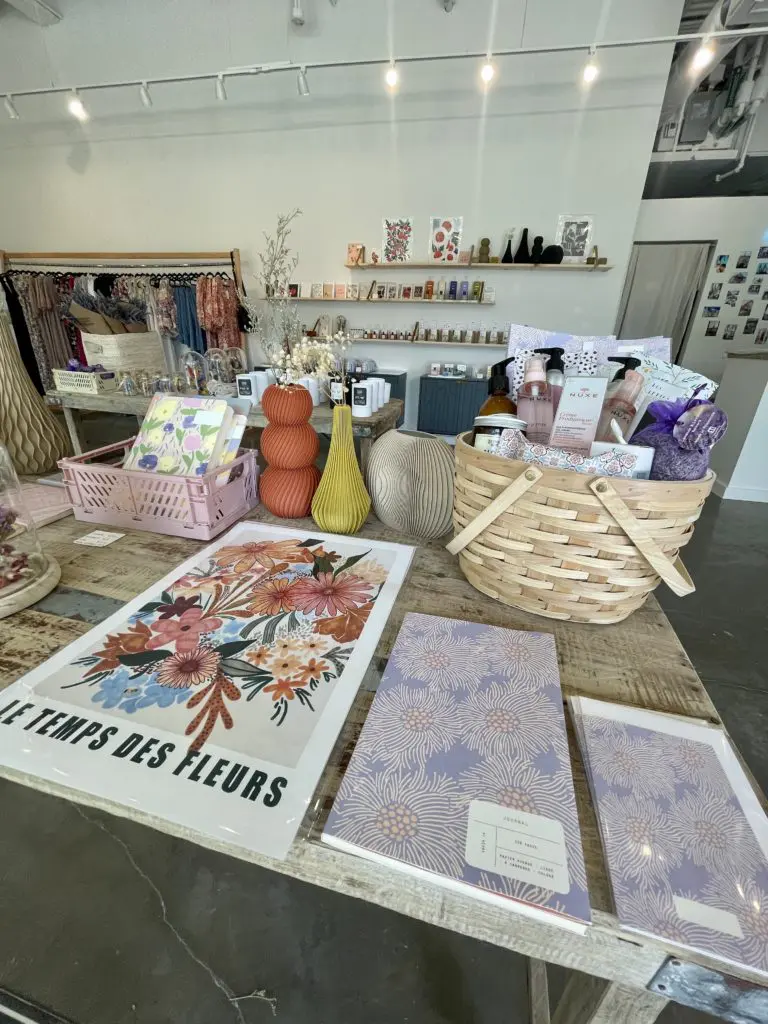 Handmade soaps, stationery, candles, diffusers and room sprays are among the French imports.