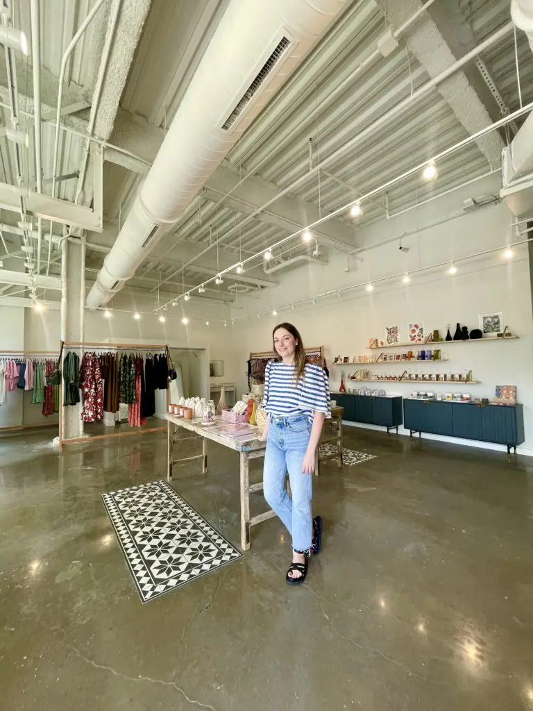 Amelie Monvoisin chic vision comes alive in Marcel Market in Houston's Montrose Collective.