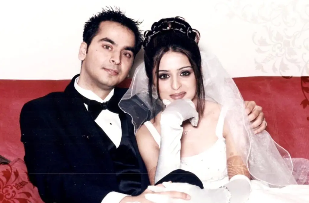 Nick and Sneha Merchant celebrate their 20th anniversary in 2023.