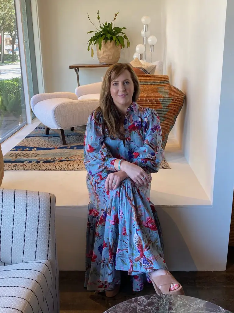 Interior designer Mary Patton opened her furniture/design boutique on Bissonnet in September. (Photo by Shelby Hodge)