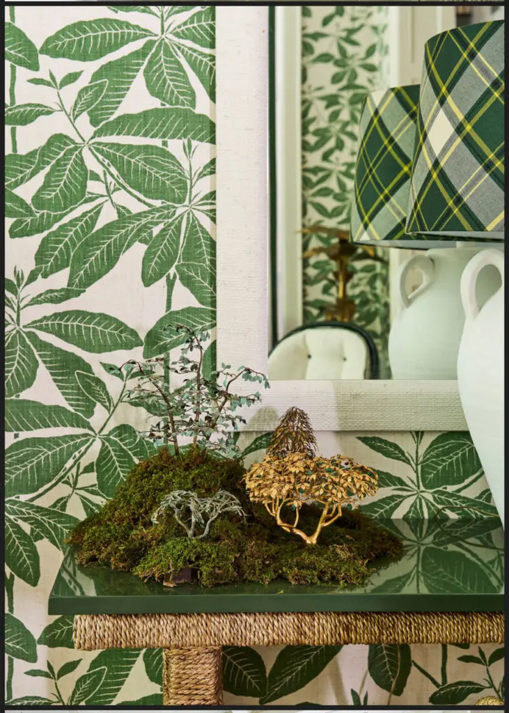 Alessandra Branca's garden-inspired Living Room. (Photo by Jay Simon of Ten Ten Collective)