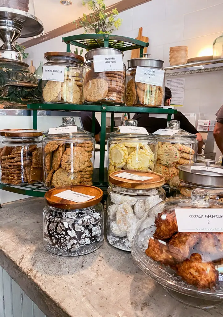 Local Food's Kitchen - The bakery case and cookies are what after school dreams are made of.