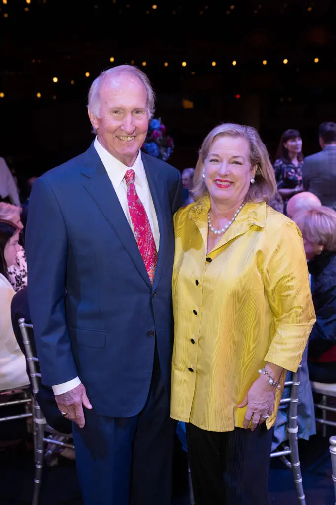 Jim & Molly Crownover  at the Houston Ballet Opening Night Onstage Dinner (Photo by Wilson Parish)  