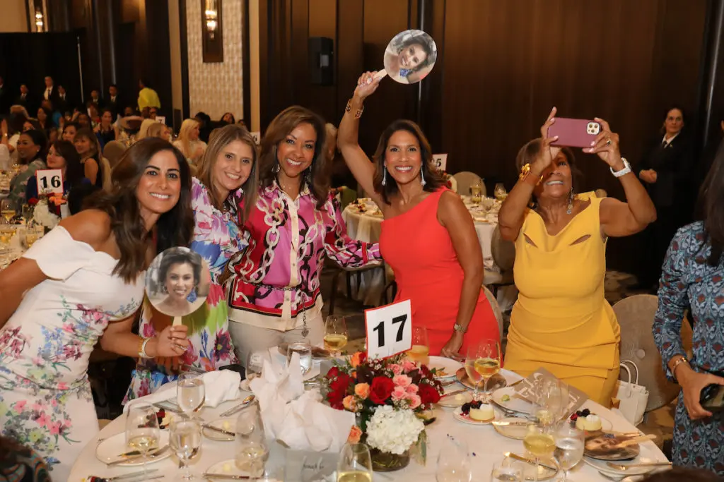 Dr. Crystal Wright's fan club at the 2022 Best Dressed luncheon (Photo by Priscilla Dickson)