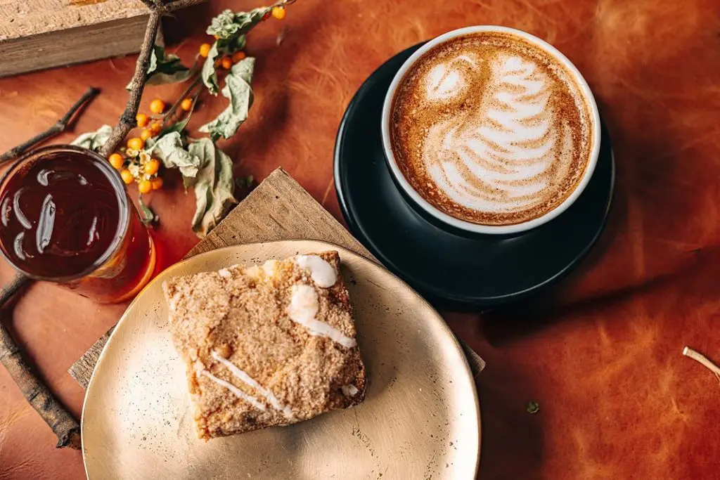 Redefined Coffee House - Pumpkin Chai includes house-made pumpkin syrup.