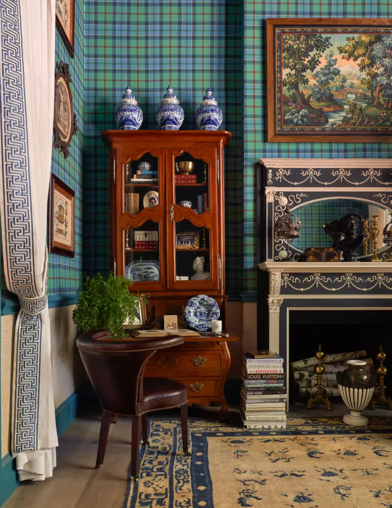 A classic American American Country House Study by Anthony Baratta (Photo by Nathan Schroder)