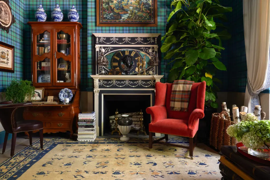 A classic American American Country House Study by Anthony Baratta (Photo by Nathan Schroder)