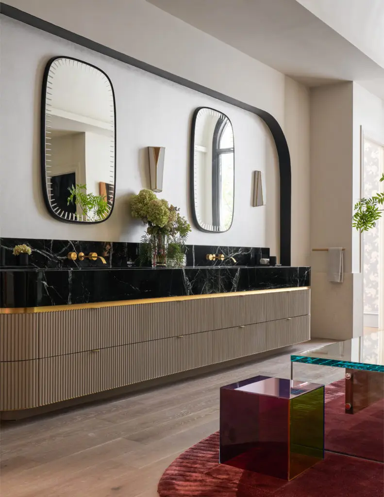 Huma Sulaiman's Parisian Dream Bathroom seduces all the senses. (Photo by Nathan Schroeder)