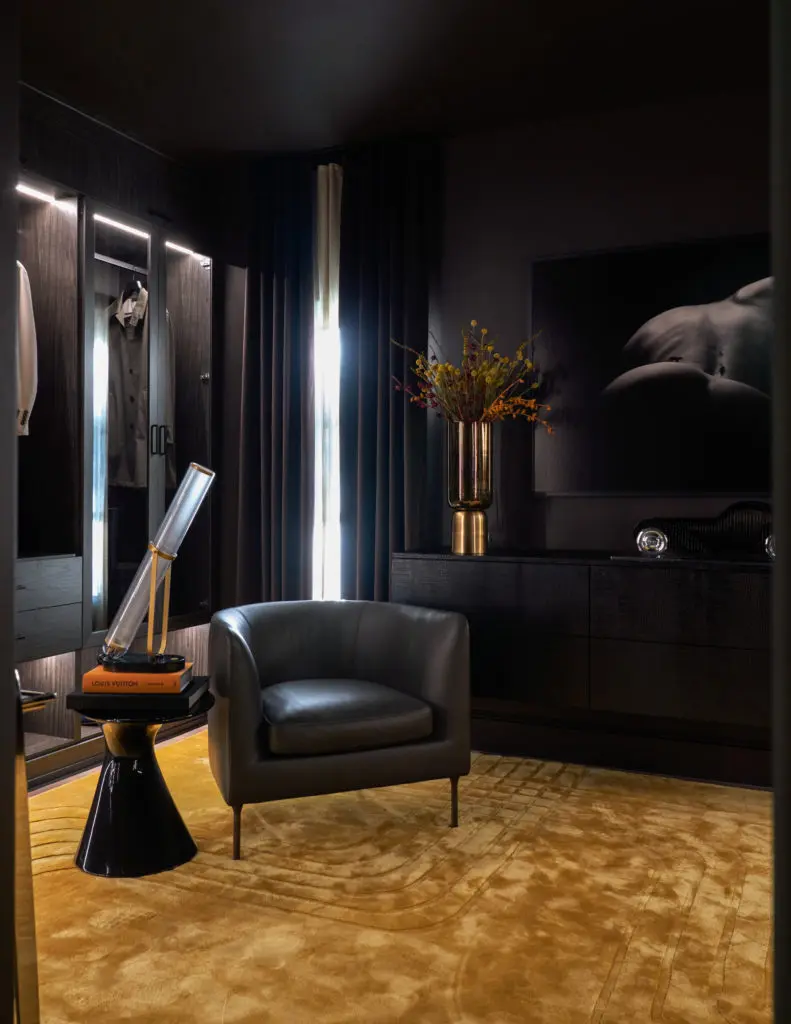 His Closet by Huma Sulaiman was inspired by a guest room in the enigmatic El Fenn hotel in Marrakech. (Photo by Nathan Schroder)