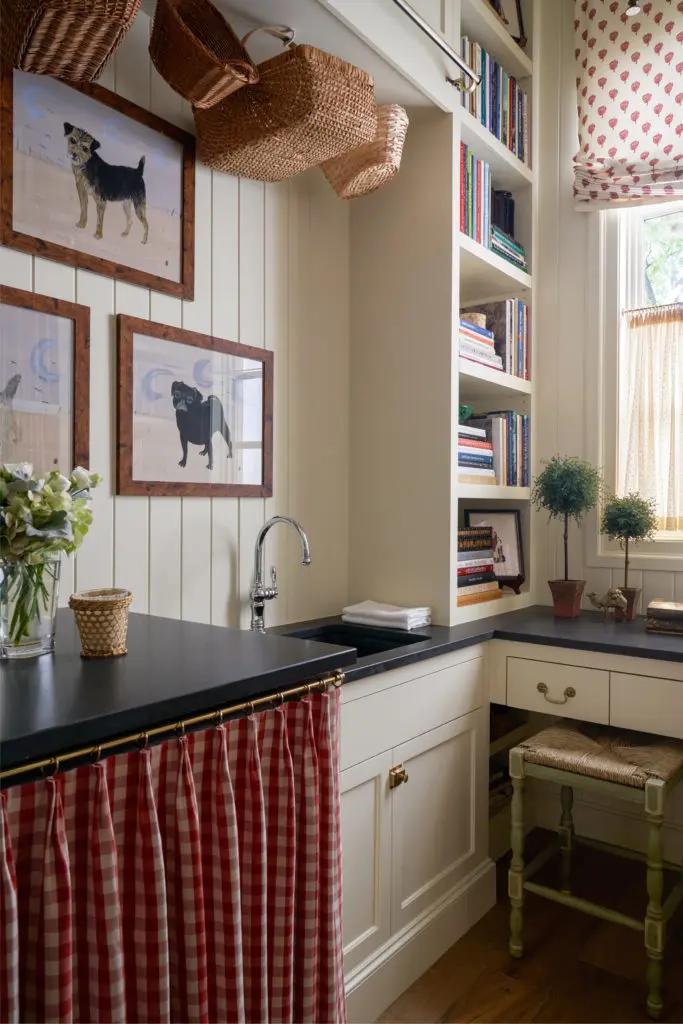 Noel Pittman's take on the Laundry Room evokes a feeling of home. (Photo by Nathan Schroder)