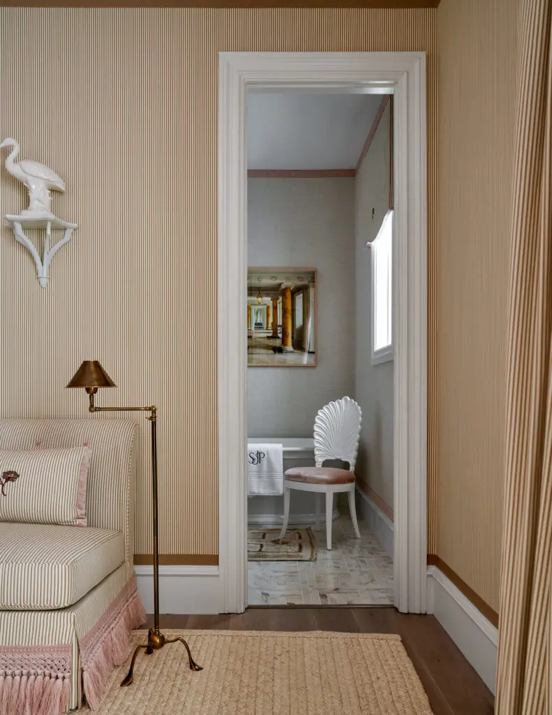 The Study by Shelley Johnstone Design is a tranquil space with a lovely garden view. (Photo by Nathan Schroder)