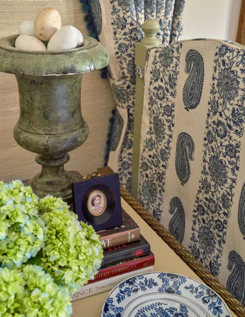 The Traveler’s Retreat bedroom by Patricia McLean Interiors, Inc., exudes a Moorish elegance with a clean, ordered appeal (Photo by Nathan Schroeder)