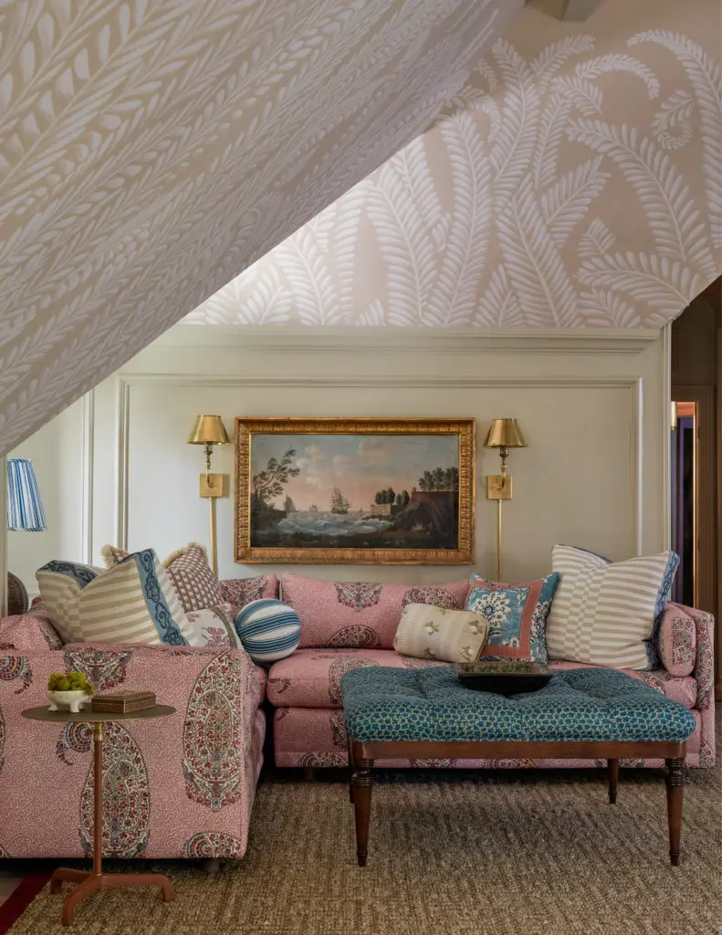 A delightful Reading Room by M+M Interior Design (Photo by Nathan Schroeder)