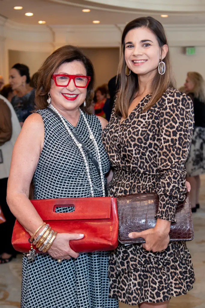 Roz Pactor, Nicole Graham at the Italian Cultural & Community Center Luncheon at River Oaks Country Club  (Photo by Michelle Watson)