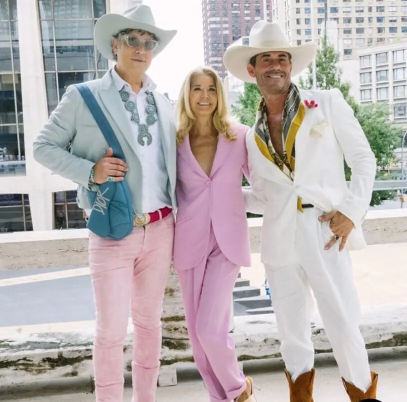 Cameron Silver, Candace Bushnell, Milton Townsend during New York Fashion Week (Instagram photo)