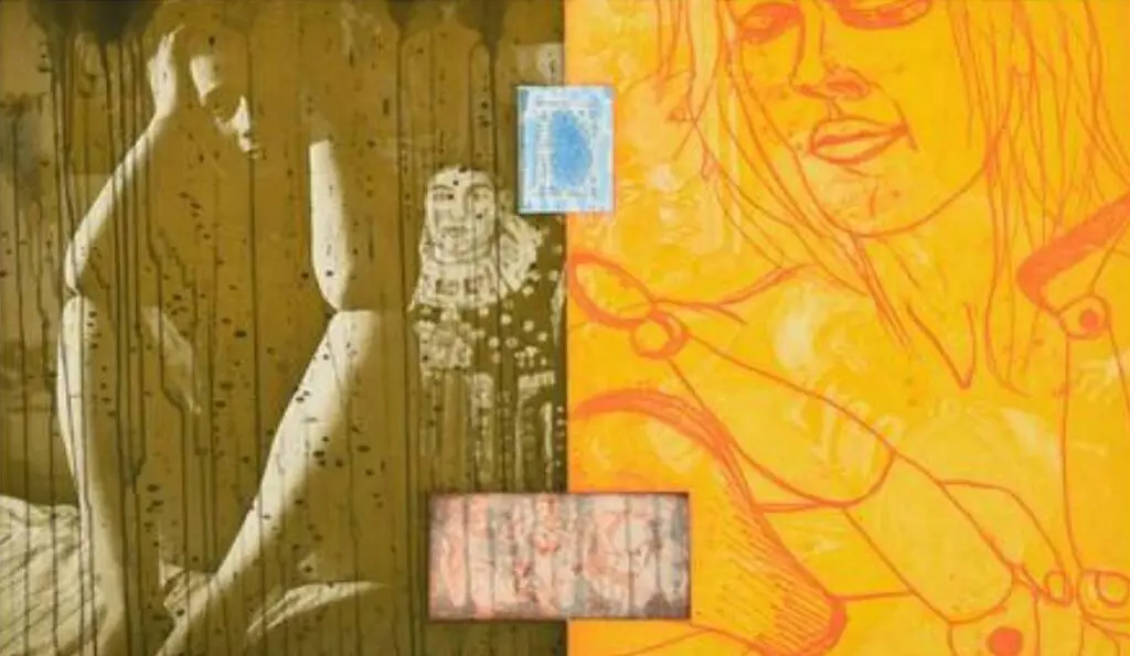 Contemporary master David Salle's "Untitled from Canfield Hatfield," 1989 is among the featured lots at Healing Arts Houston Auction. (Courtesy the artist and Healing Arts Houston)