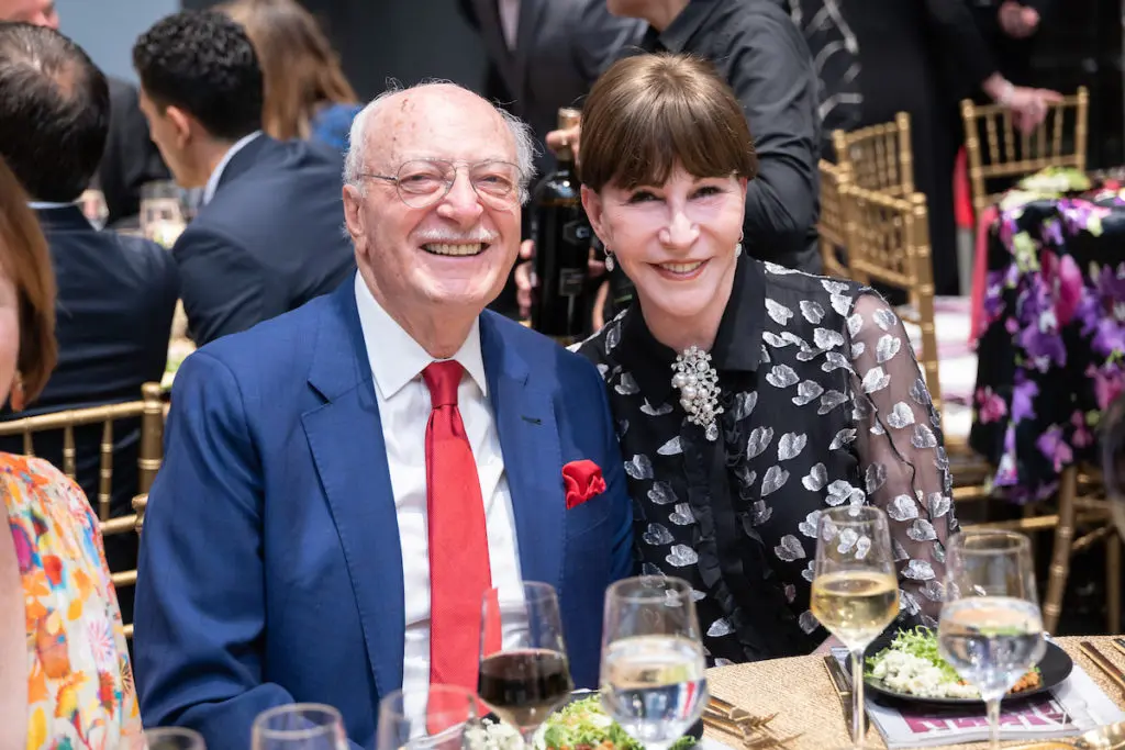 Shafik Rifaat & Shelby Hodge at the ROCO Revelry gala dinner at Porsche River Oaks. (Photo by Daniel Ortiz)