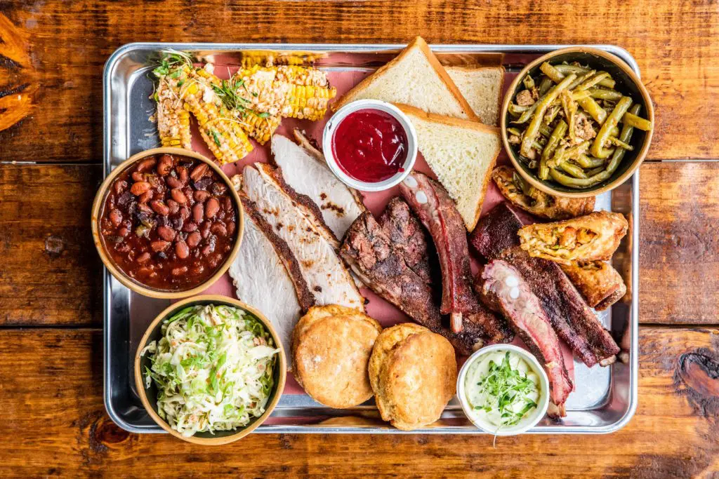 Smoked BBQ meats are among the items available at Cherry Block Smokehouse. (Photo by Becca Wright)
