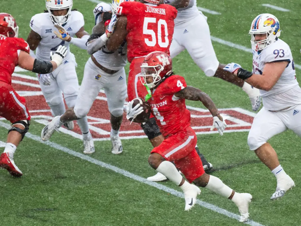 University of Houston running back Ta'Zhawn Henry can create big plays. (Photo by F. Carter Smith)