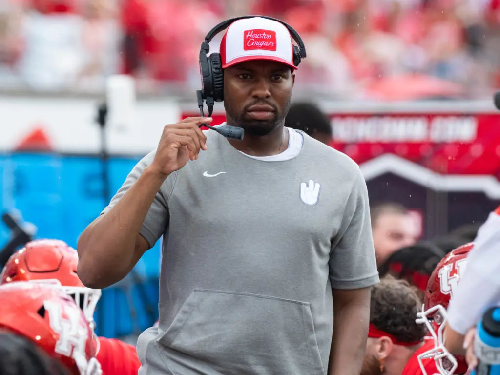 University of Houston defensive coordinator Doug Belk knows that UH's defense can be difference making. (Photo by F. Carter Smith)