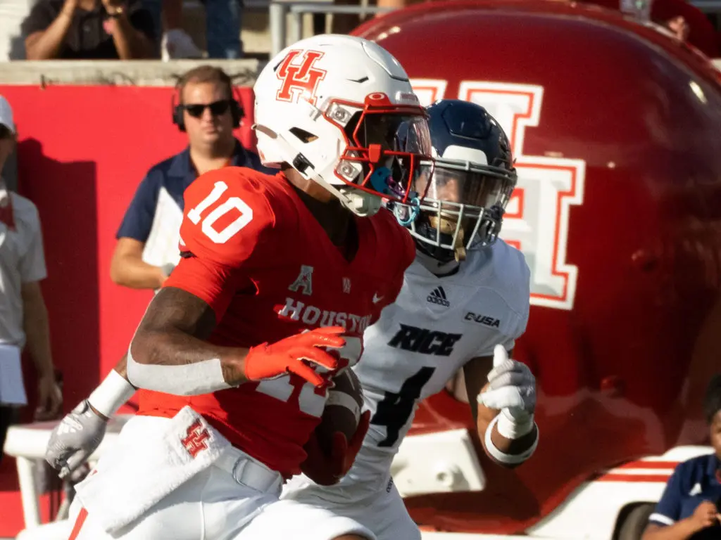 University of Houston receiver Matthew Golden has shown the ability to make plays.  (Photo by F. Carter Smith)