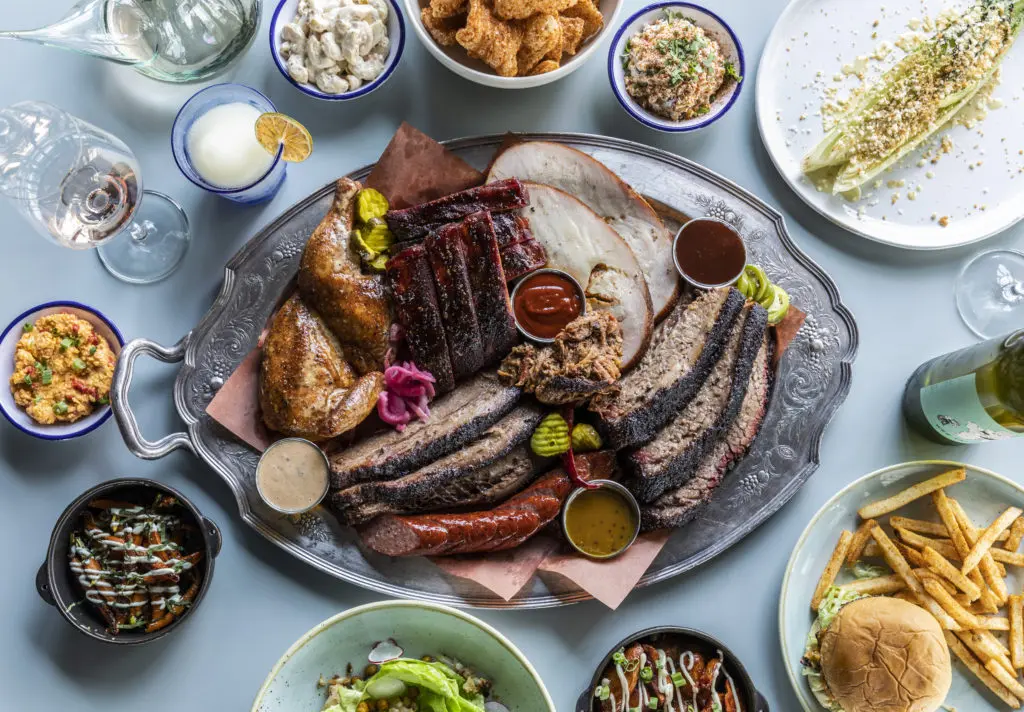 Feges BBQ is all about some serious eats. (Photo by Julie Soefer)