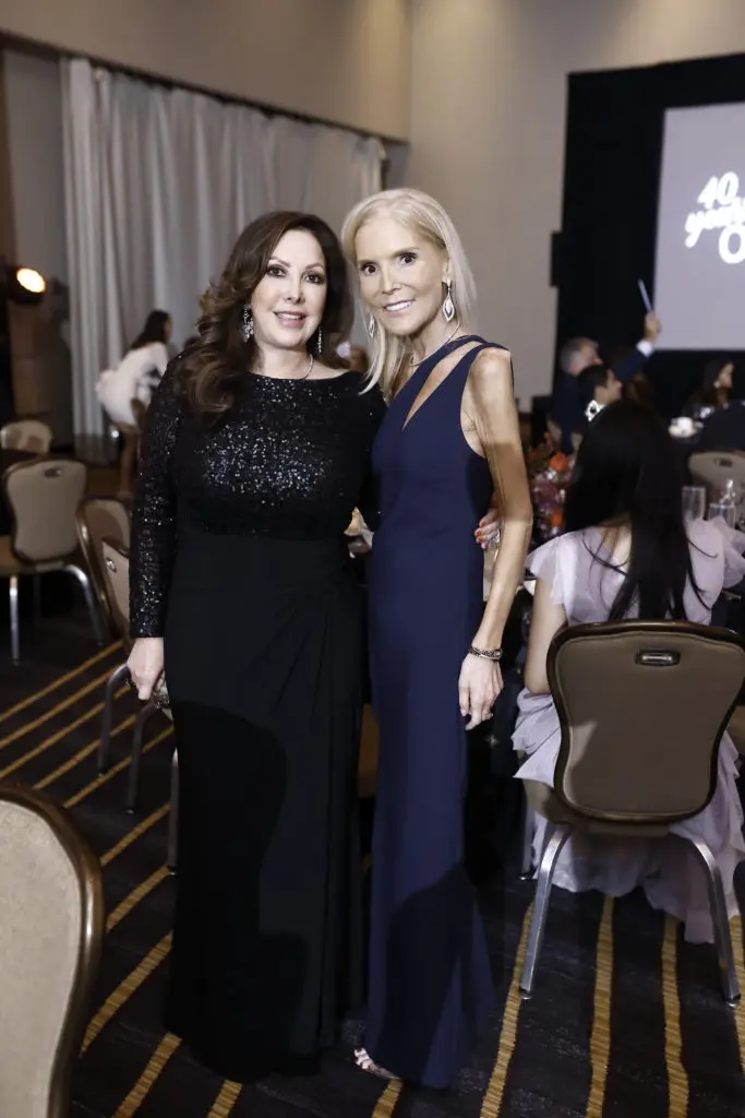 Sandra Smith-Cooper, Kristen Cannon at the Operation Smile gala.