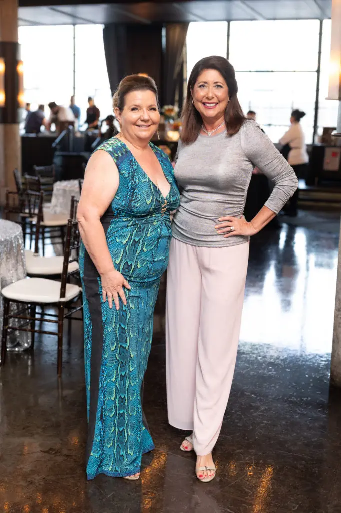 DR Delicacy owner Diane Roderer, Heidi Rockcharlie at La Nuit du Caviar at The Astorian.