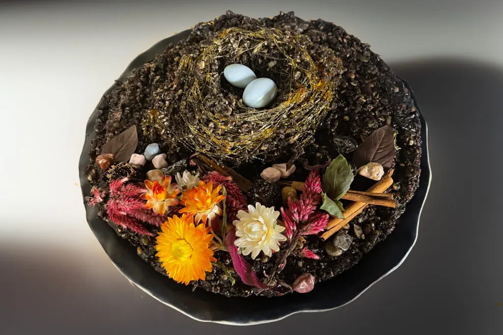 Chef Andrea Shackelford (Harvest Seasonal Kitchen)'s creative pie for Piehole Project. (Courtesy)