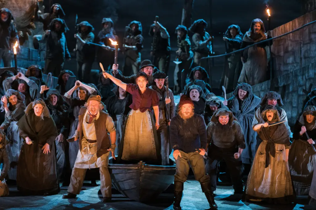 Houston Grand Opera bring the forgotten masterpiece The Wreckers to the stage.  (Photo by Michael Bishop)