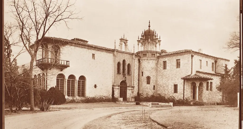 Sheppard King estate, 1925, which became The Mansion on Turtle Creek (courtesy of Rosewood Mansion on Turtle Creek)