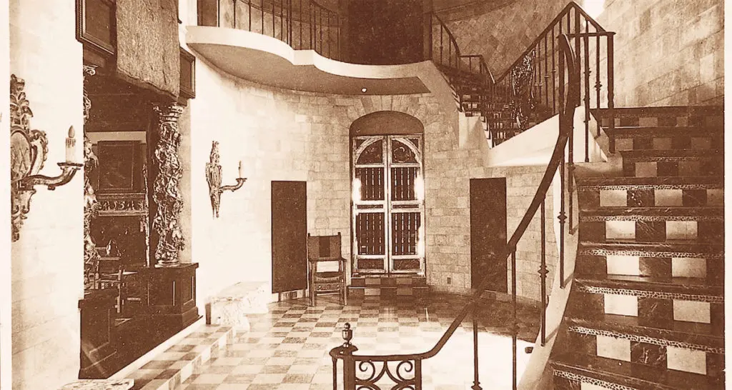 The original foyer of the Sheppard King estate. (courtesy of Rosewood Mansion on Turtle Creek)