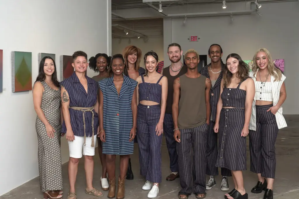 The 11 models of the MOLLY x NIKO fashion show. (Photo by Alexander Le'jo)