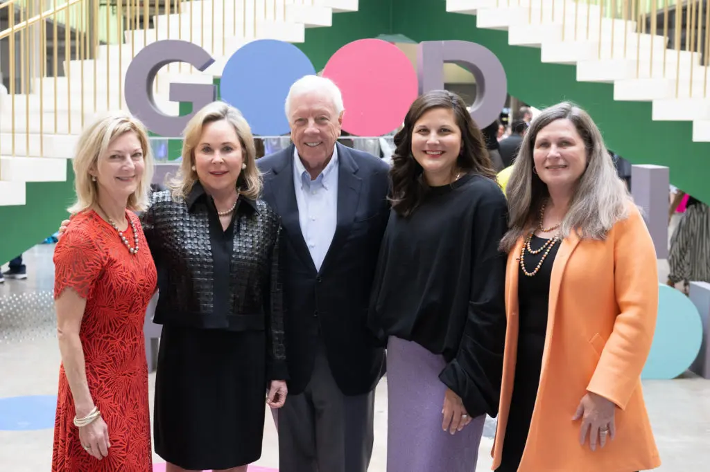 Ann Stern, Nancy & Rich Kinder, Alex Elizondo, Lisa Hall at Good Reason Houston's 'Be the Reason' cocktail fundraiser. 