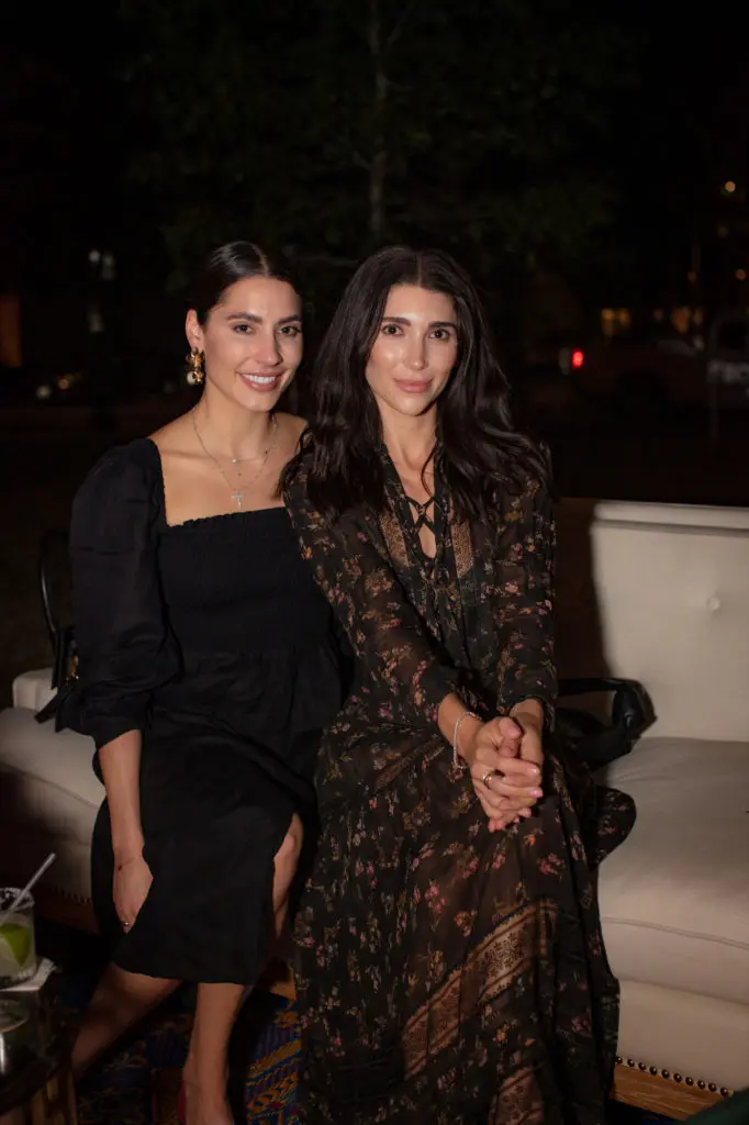 Anne-Marie Soza, Juiana Bruno at The Menil Collection's alfresco 'Party in the Park.' (Photo by Miroma Photography and Design)