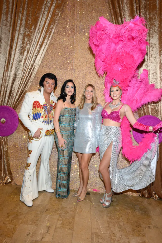 Auction chairs Holly Radom, Katie Arnoldy at the Children's Museum Houston Viva Las Vegas gala. (Photo by Alexander's Fine Portrait Design)