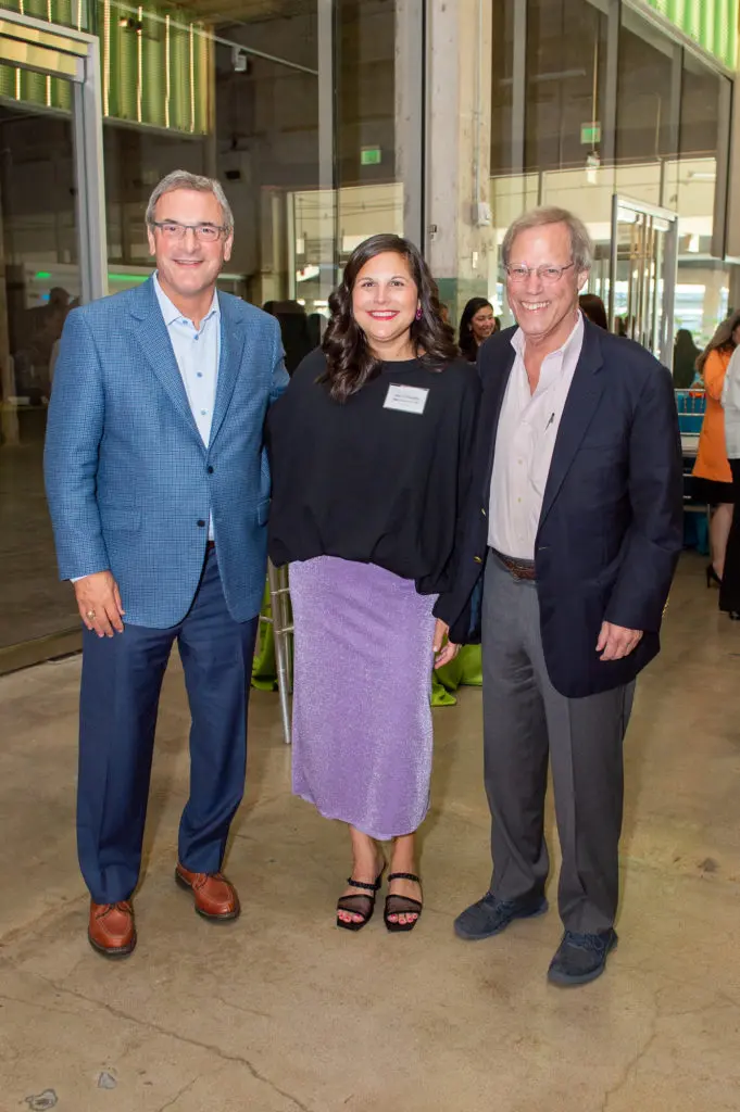 Bob Harvey, Alex Elizondo, Dr. Stephen Klineberg at Good Reason Houston's 'Be the Reason' cocktail fundraiser. 