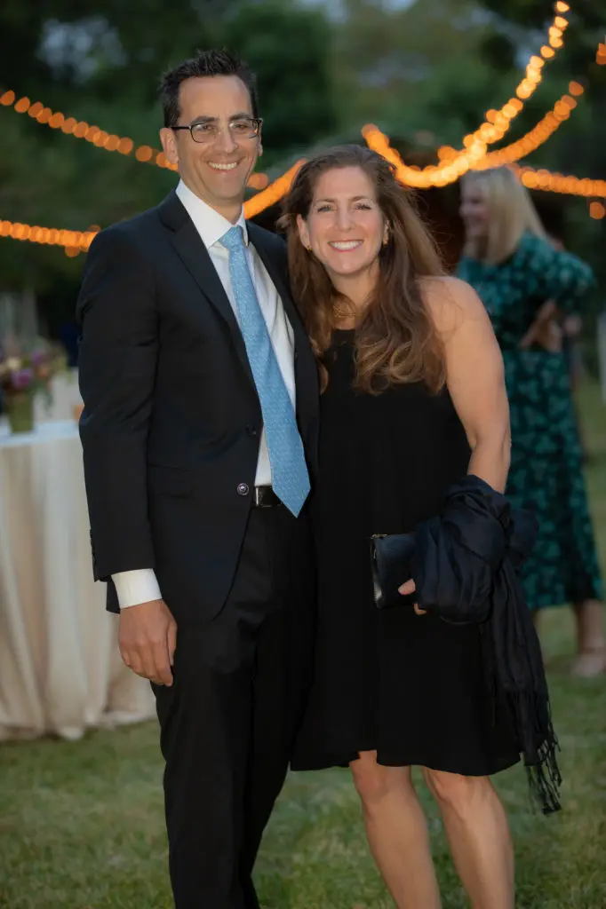 Bradley Sabloff & Audrey Ferstein  at The Menil Collection's alfresco 'Party in the Park.' (Photo by Miroma Photography and Design)