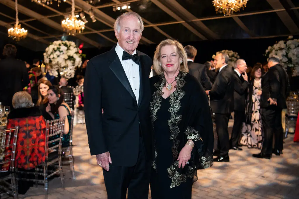 Houston Grand Opera Opening Night Dinner chairs Jim & Molly Crownover. (Photo by Michelle Watson/CatchlightGroup.com)