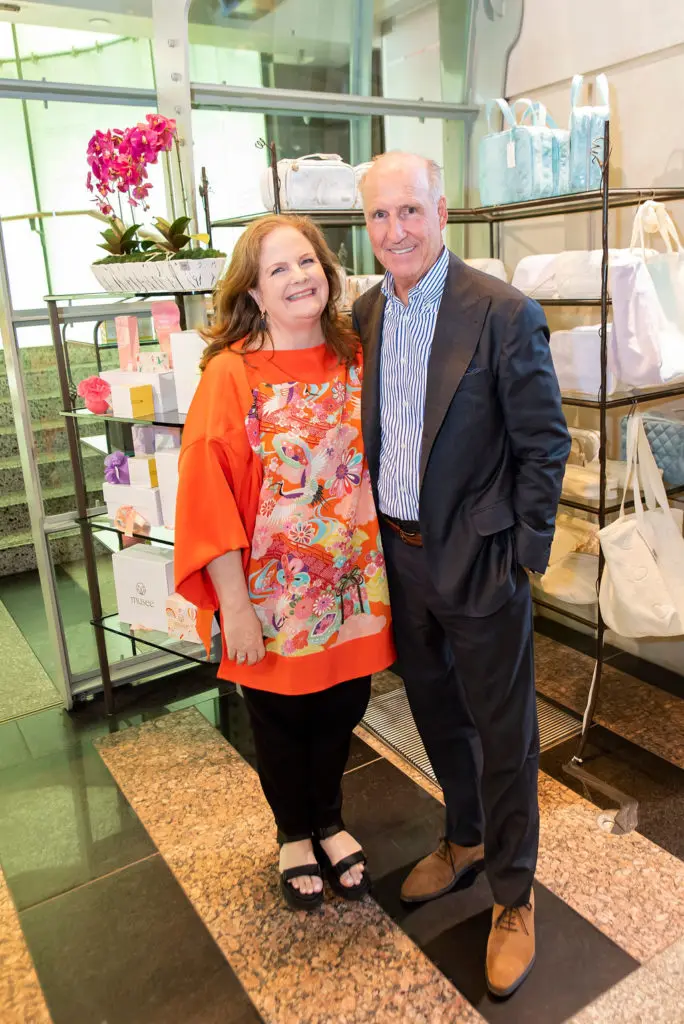 Community Partners of Dallas president and CEO Paige
McDaniel, Crawford Brock (Photo by Celeste Cass)