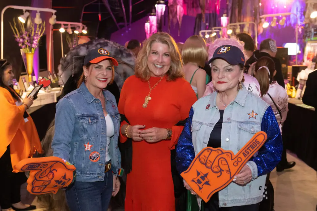 Cynthia Wolff, Mary Fusillo, Beth Wolff at the SPCA Howl-O-Ween gala (Photo by Wilson Parish)