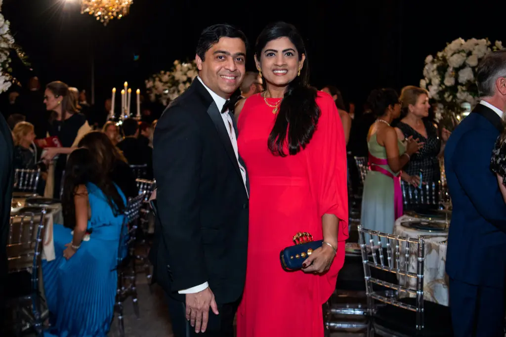 Drs. Vivek & Ishwaria Subbiah at Houston Grand Opera's Opening Night Dinner (Photo by Michelle Watson/CatchlightGroup.com)