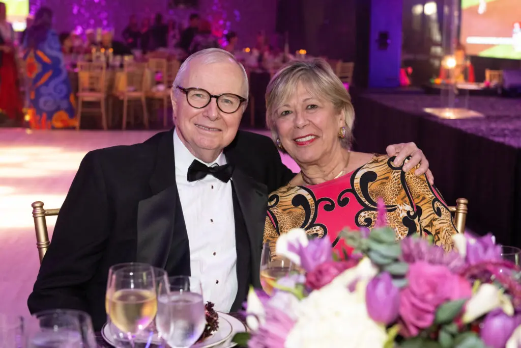 George Schalles & Maria Lacy at the SPCA Howl-O-Ween gala (Photo by Wilson Parish)