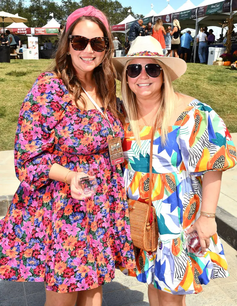 Heather Torres, Sarah Connor at Houston's inaugural Chefs for Farmers event at Autry Park. (Dave Rossman photo)