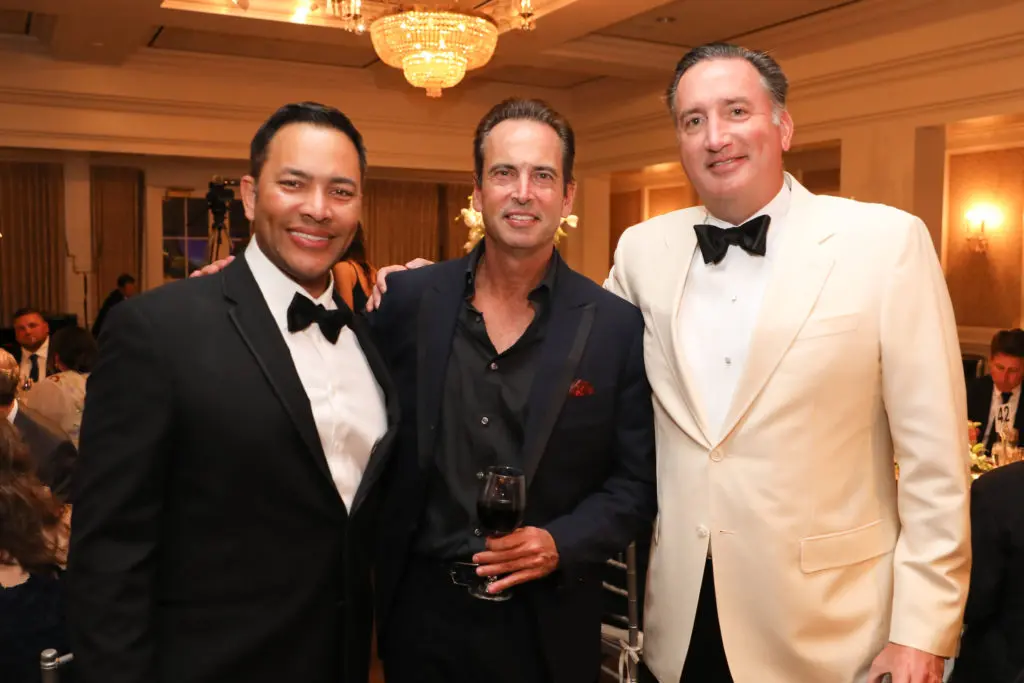 Jose Cruz Jr., Kevin Rabbitt, Adam Peakes at 'An Evening in Rice's Honour.' (Photo by Priscilla Dickson)
