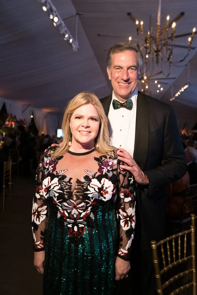 Houston Zoo's  'The Centennial Ball'  chairs Kelli & John Weinzierl. (Photo by Daniel Ortiz)