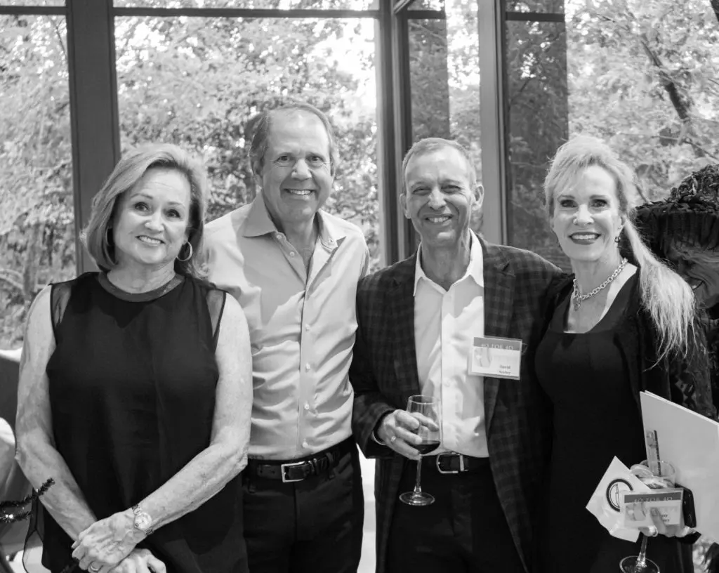Mo Campo, Ric Campo, David Seeley, Suzy Seeley at the launch of the '40 for 40' campaign benefiting The Coalition for the Homeless