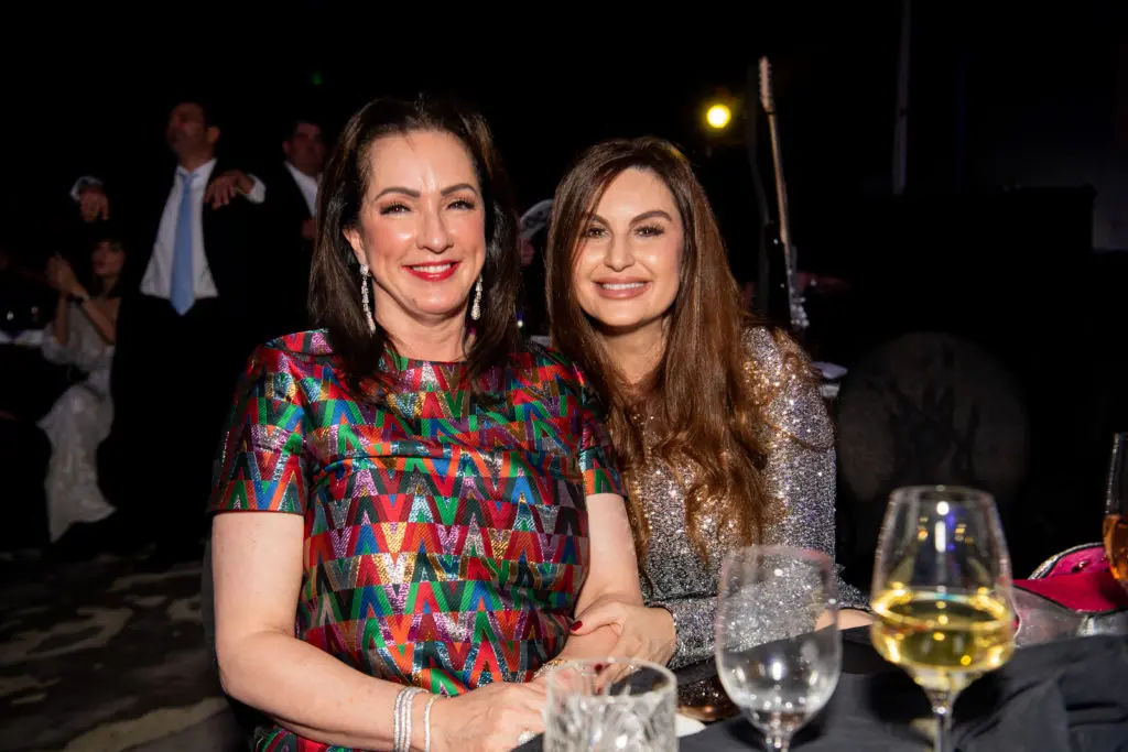 Alicia Smith, Brigitte Kalai at Houston Children's Charity 25th Anniversary Gala.  (Photo by Michelle Watson)