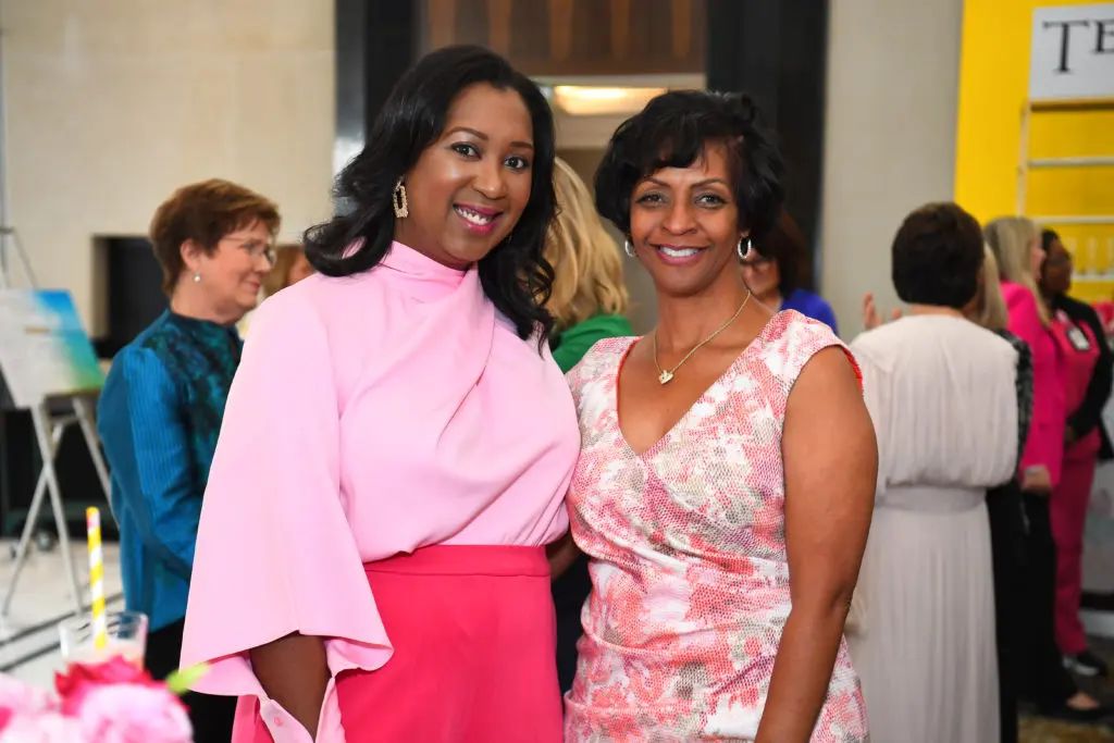 Danielle White, Jessylen Age at the Memorial Hermann Foundation 'Razzle Dazzle' luncheon. (Photo by Michelle Watson)